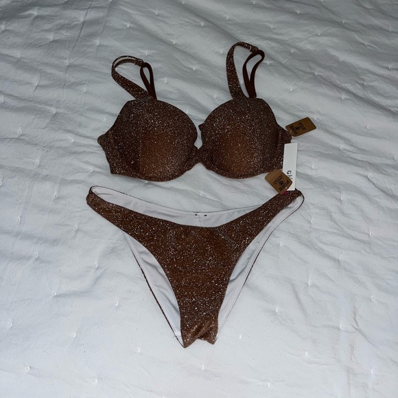 PINK/VS Bikini Bottom NWT Small BOTTOM ONLY - Picture 1 of 3